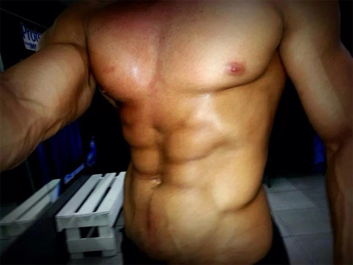 Brian Ganoza muestra el resultado