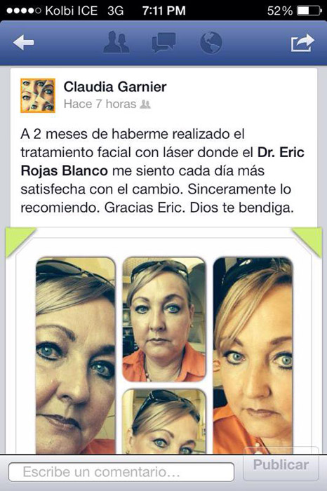 Feliz de ver el comentario de la Sra Claudia Garnier ex Miss Costa Rica 1977