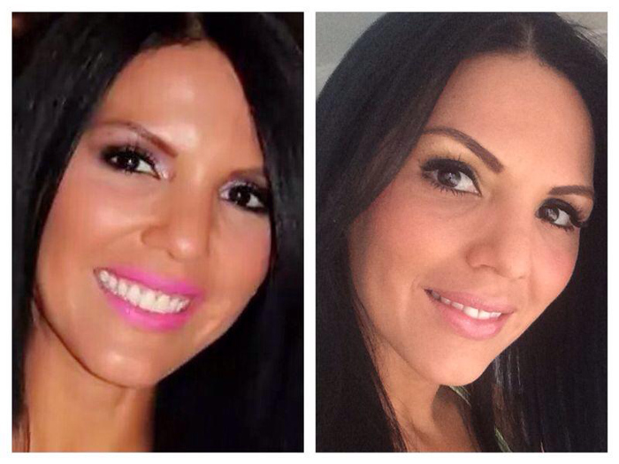 MARCELA NEGRINI…. REFRESCA SU ROSTRO