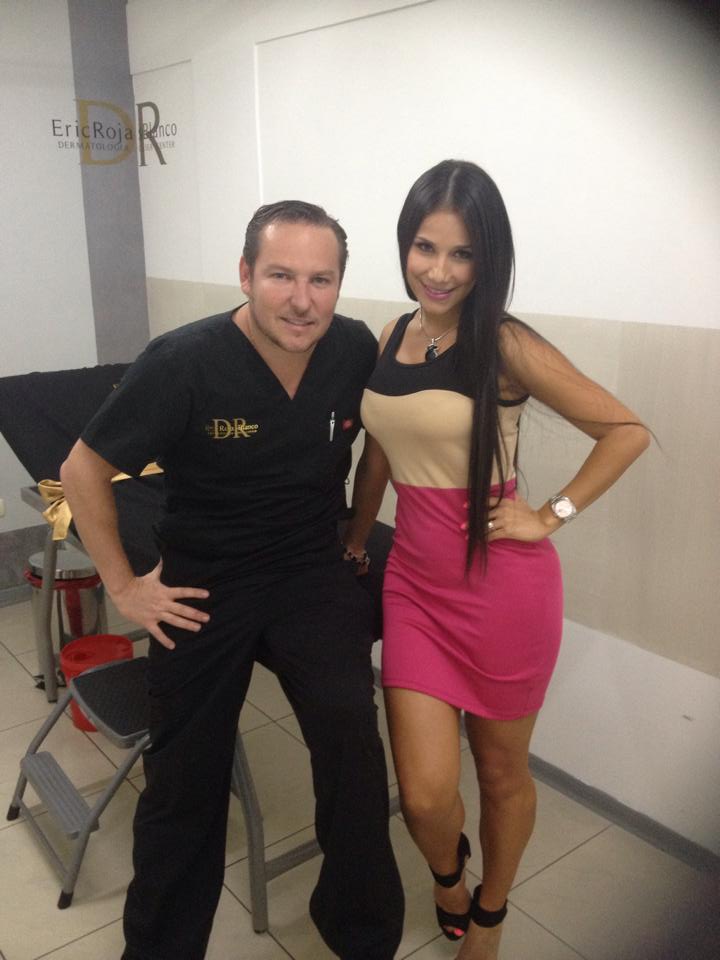 Melissa Mora en preparativos para tener una figura Slim láser