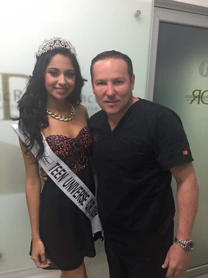Gaudy Mena, Teen Universo CR 2015 se perfiló la nariz con el DR ERIC ROJAS