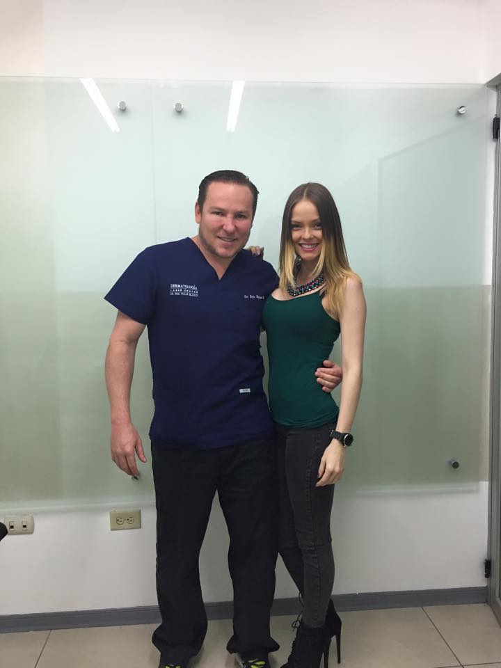 La Actriz Mariluz Bermúdez en nuestra clínica haciendo retoques para mantener su bello rostro