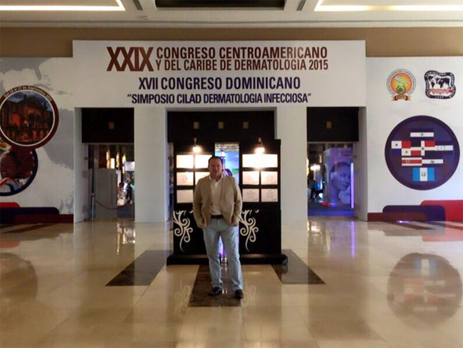 Muy orgulloso de ser parte del grupo de profesores invitados al Congreso Centroamericano y del Caribe de Dermatología 2015.