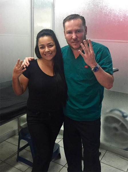 María José muy feliz con 4 Kg menos en una semana.