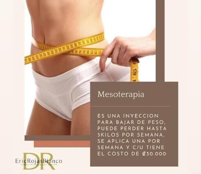 Baja de peso con meso