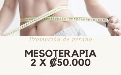Recuerden nuestra promoción en Mesoterapia