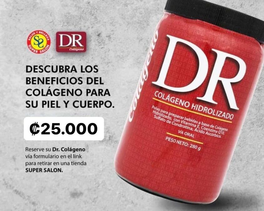 Ya puedes encontrar tu colegeno en súper salón!!