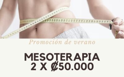 Vuelve nuestra promoción en mesoterapia