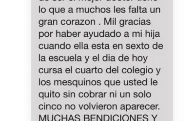 Estos mensajes son los que me llenan cada día.