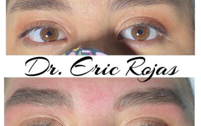 Depilación de cejas con hilo hindu