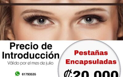 Promoción de pestañas encapsuladas