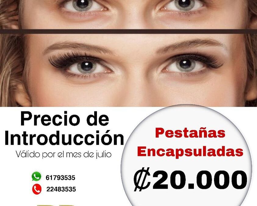 Promoción de pestañas encapsuladas