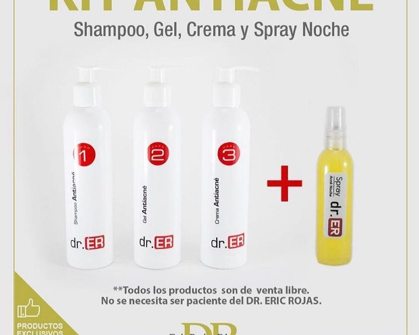 Puede adquirir tu kit anti acné en nuestra clínica
