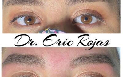 Depilación de cejas con hilo hindú