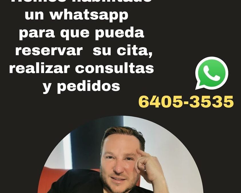 ¡Ya puedes agendar tu cita al 6405-3535!