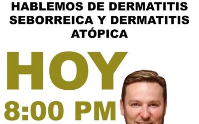 DERMATITIS ATOPICA DERMATITIS SEBORREICA EN VIVO HOY 8 pm