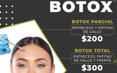 Aprovecha nuestra súper promoción de Botox.