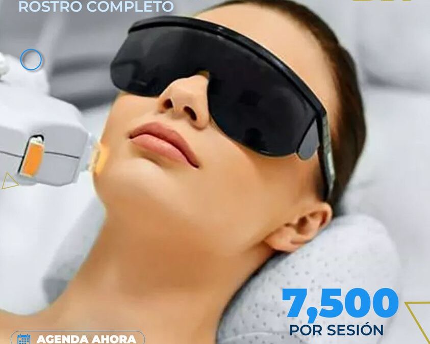 Depilación en rostro completo. 😉🌟