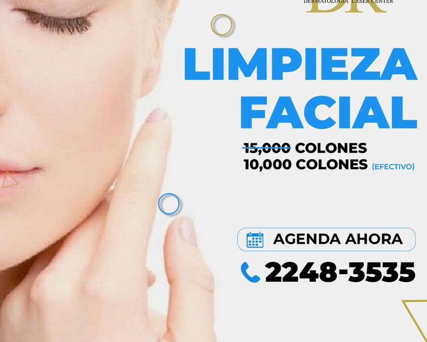 Limpiezas faciales a tan solo 10,000 colones.