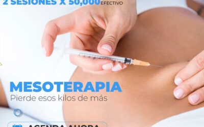 Aprovecha la promoción de mesoterapia.