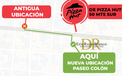 Estamos ubicados 50 metros sur de Pizza Hut Paseo Colón.  ¡Te esperamos a partir del lunes 16 de enero!