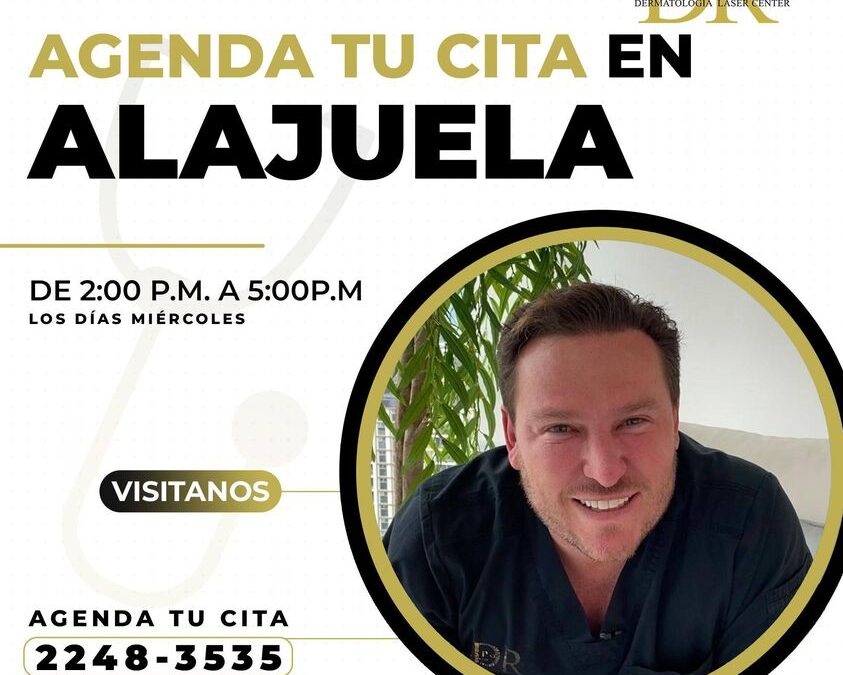 Agenda tu cita en Alajuela los días miércoles de 2:00 p.m. en adelante. Tratamos todos los problemas relacionados con piel.