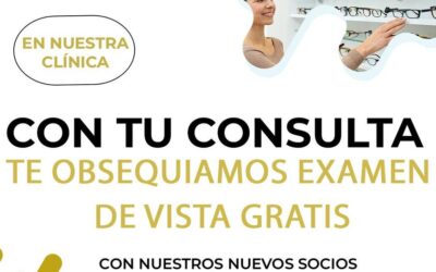 Con tu consulta en nuestra clínica te brindamos un examen de la vista totalmente GRATIS en Ópticas Chavarría (Ubicados en nuestro edificio)