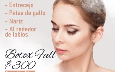 Por el mes de JULIO aprovecha y realiza tu tratamiento de Botox.