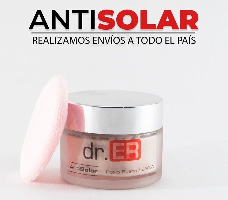 Anti Solar disponible para ti, producto exclusivo del Dr. Eric Rojas