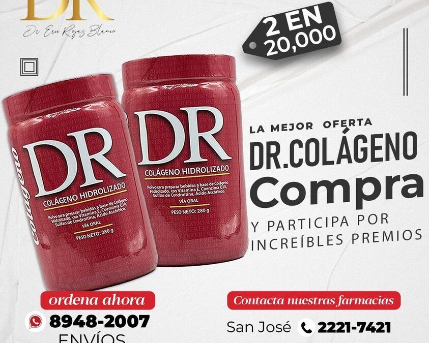 Gana increíbles premios comprando tu promo de Dr. Colágeno.