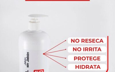 Jabón sin jabón, cuida tu piel de irritaciones.