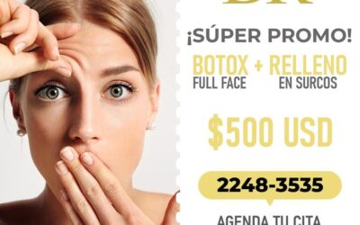 ¡APROVECHA AHORA!, Botox + relleno.