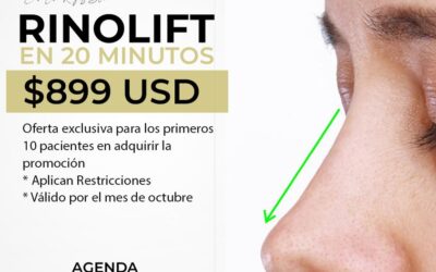 Oferta de Rinolift por solo $899 por el mes de octubre.
