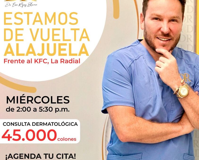 ¡Volvimos los miércoles a Alajuela!, estamos encantados de atenderte, te esperamos a partir de este miércoles 1 de noviembre.