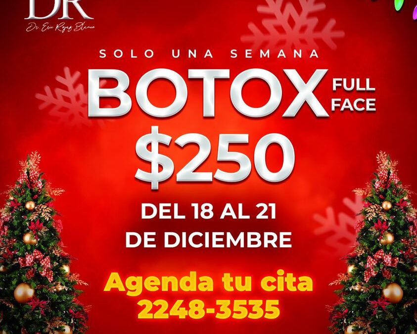 ¡TODA LA SEMANA OFERTA DE BOTOX! Aprovechá YA