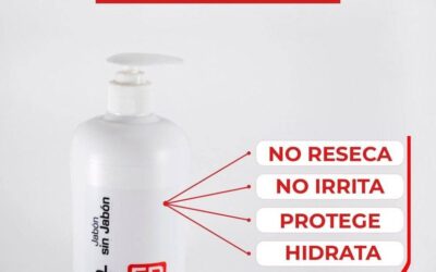 Jabón sin jabón, cuida tu piel de irritaciones.