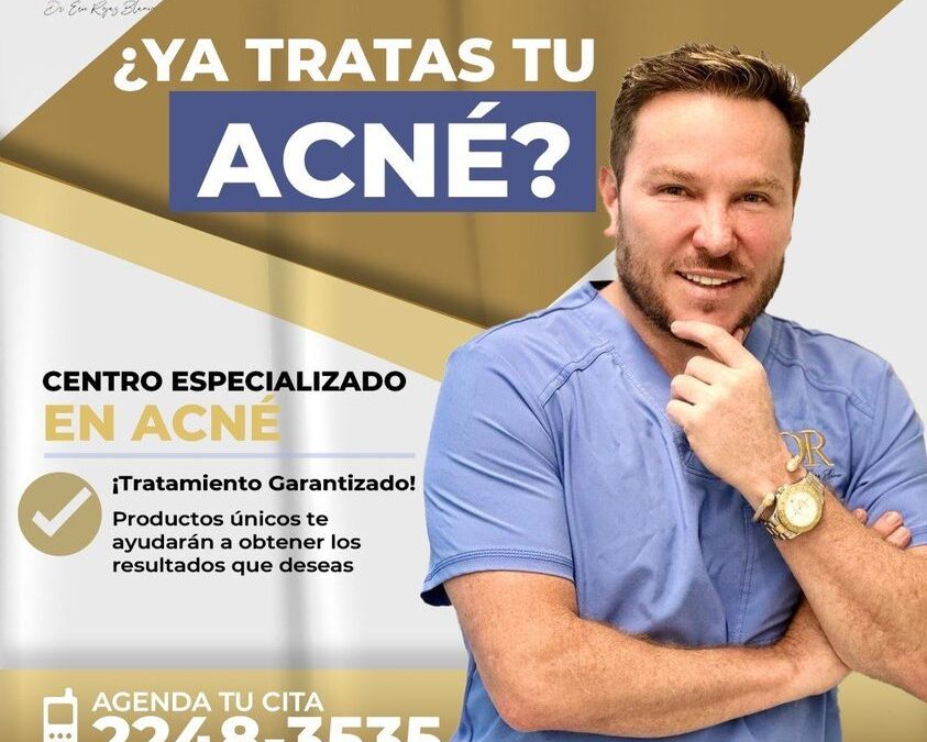 ¿Ya tratas tu acné?, somos los indicados para tu solución.