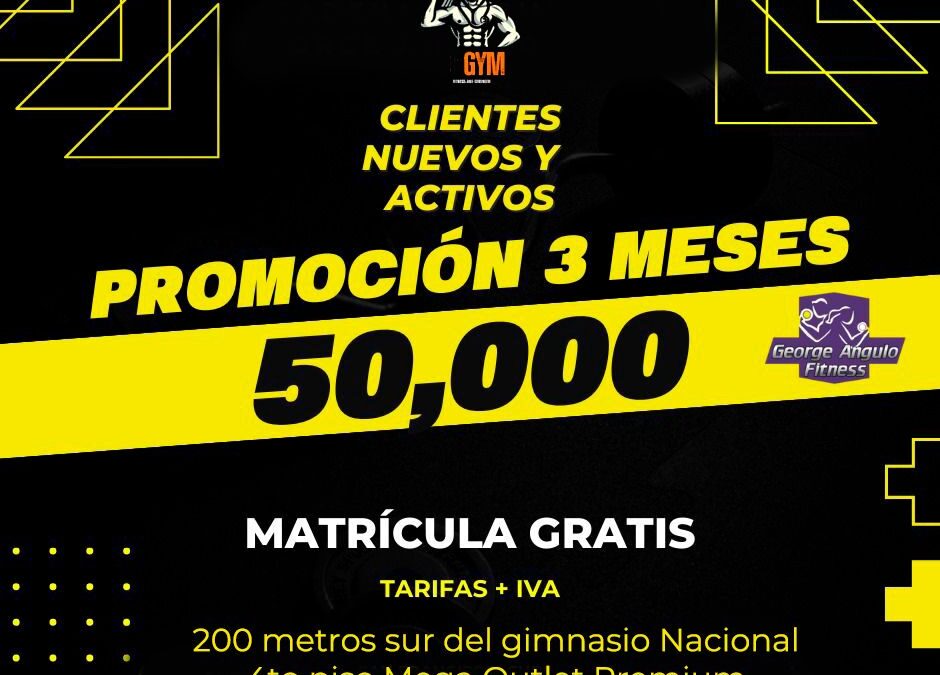 Aprovecha la oferta del mejor Gym de sabana.