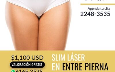 ¿Siente incomodidad al caminar?, Slim Láser entrepierna es tu solución.