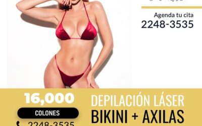 ¡SOLO ESTE MES! | Bikini + axilas en 16,000 colones.