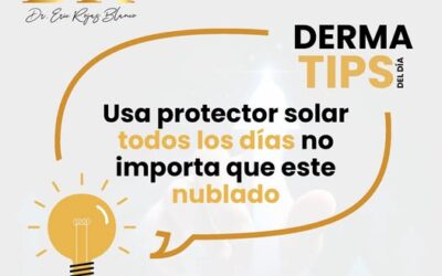 ¡Derma Tip del día! | Recuerda utilizar protector solar.