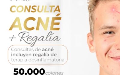 ¡Solo este mes!, todas las consultas de acné incluyen una regalía espectacular.